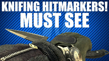 COD Ghosts: Knife AND Throwing Knife Hitmarkers! MUST SEE