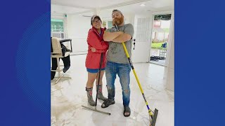 Neighbors spring to action to help each other after Hurricane Nicholas