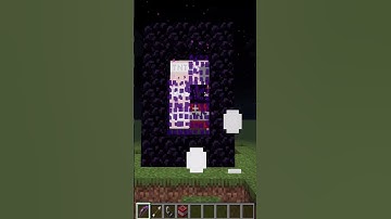 Can Fire arrow with tnt destroy Nether Portal in Minecraft #shorts
