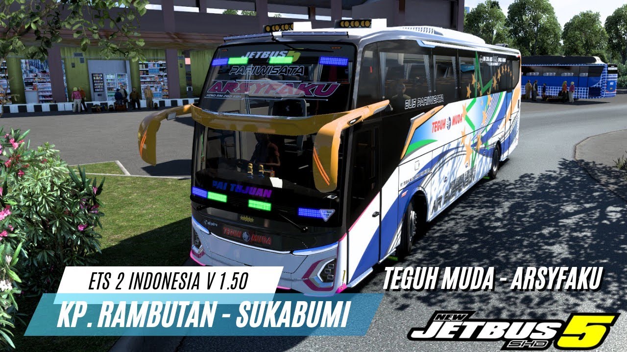 Share mod free ets2 1 50 mencoba pakai bus artisnya banyumasan youtube
