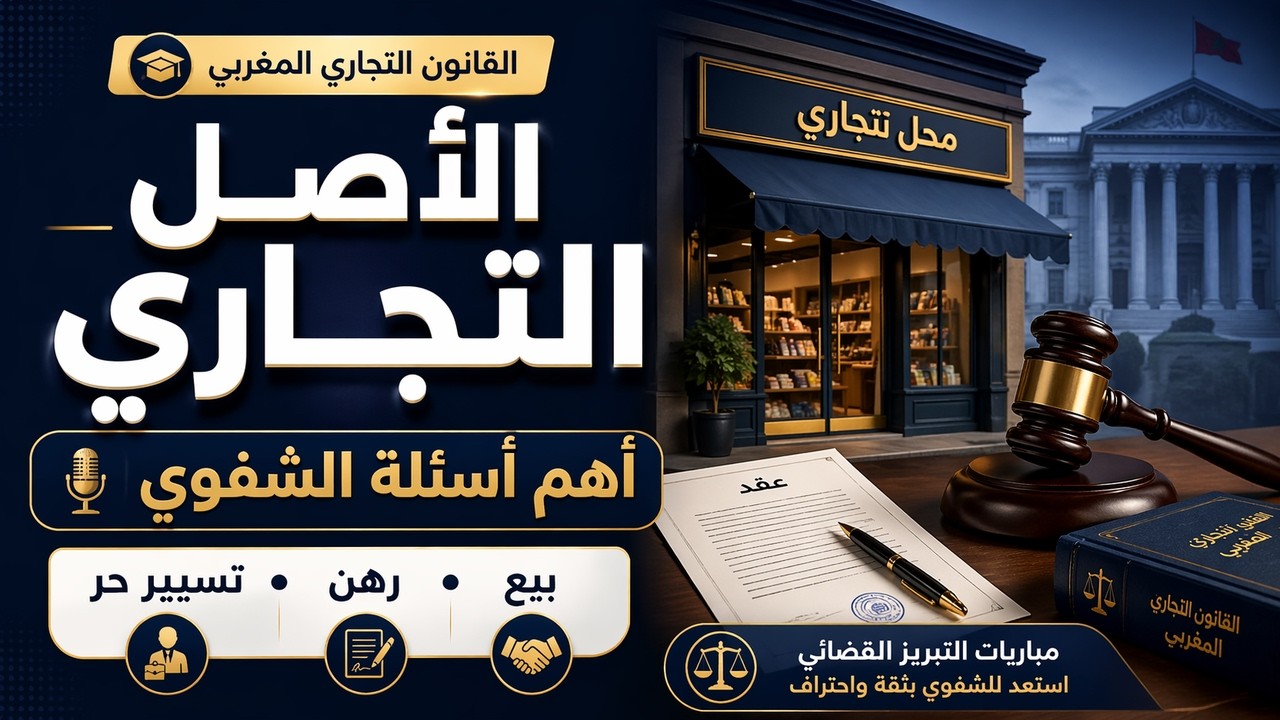 الأصل التجاري في القانون المغربي:عناصره و العقود المتعلقة به كالبيع ...