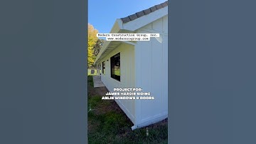 James Hardie & Anlin Project #homeimprovement #sidinginstallation #windowinstallation