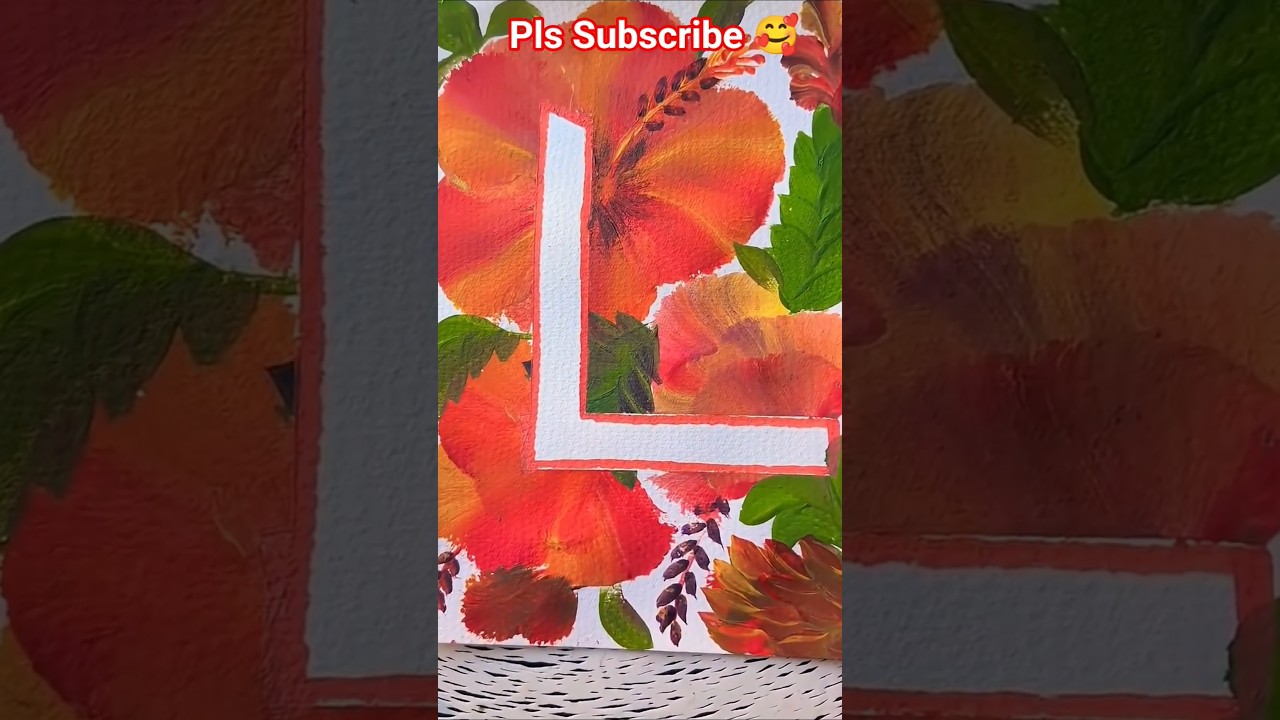 Easy one-stroke flower painting ideas 🥰 