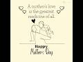A mother’s love is the greatest medicine of all.#happymothersday #mothersday #motherslove #health