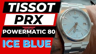 TISSOT PRX POWERMATIC 80-ICE BLUE, Automatic watch review| T137.407.11.351.00