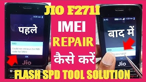 Jio F271i Imei Repair | How To Jio F271i Imei Repair | Lyf Jio F271i Repair Imei Fix Flash Solution