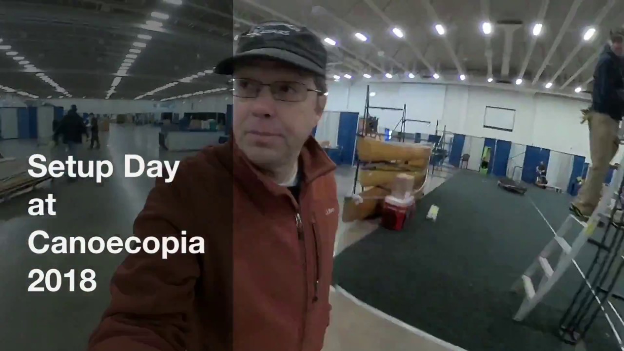 Setup Day at Canoecopia 2018