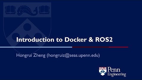 F1TENTH T01 - Tutorial on Docker and ROS2