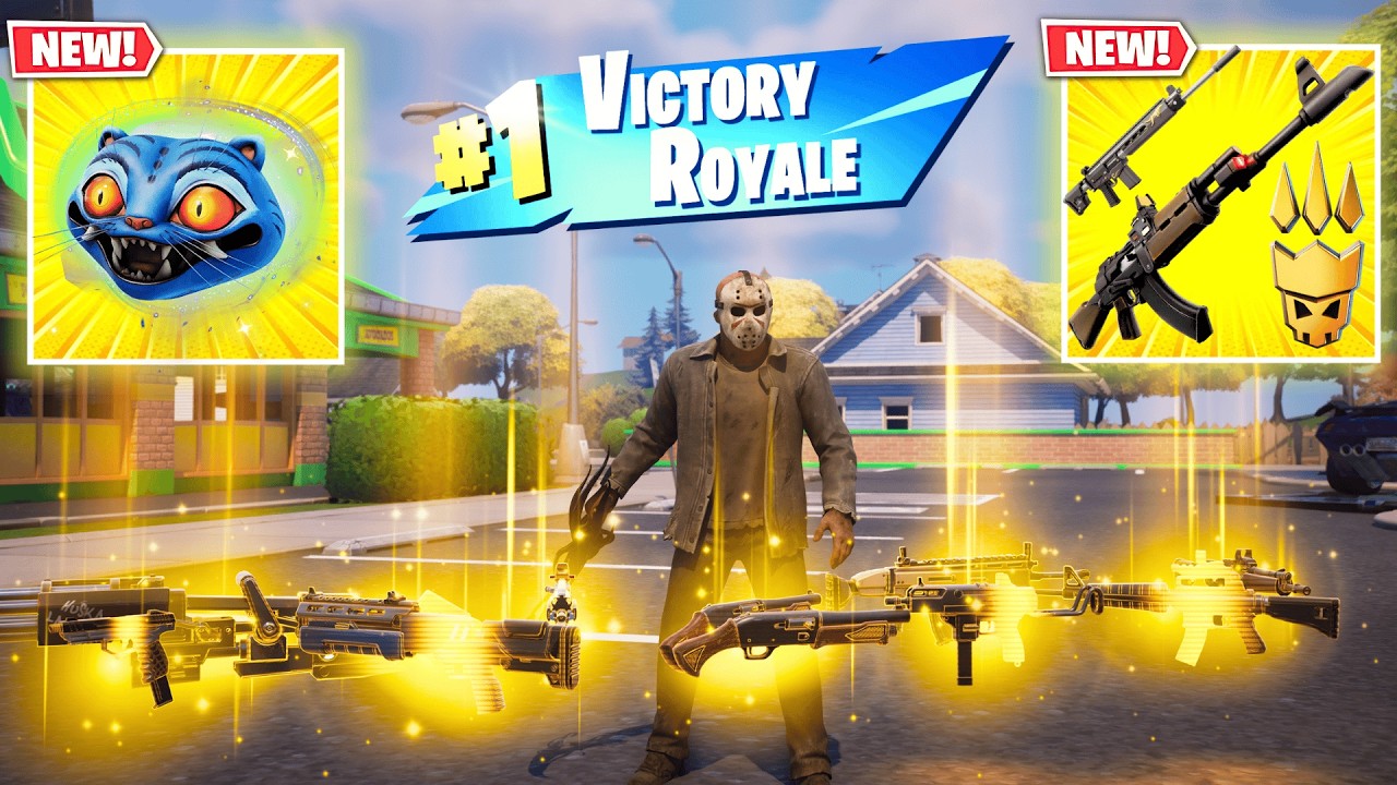 ALL MYTHIC AND EXOTIC GUNS IN FORTNITE (NEW! Fortnite Chapter 7 Season 1)