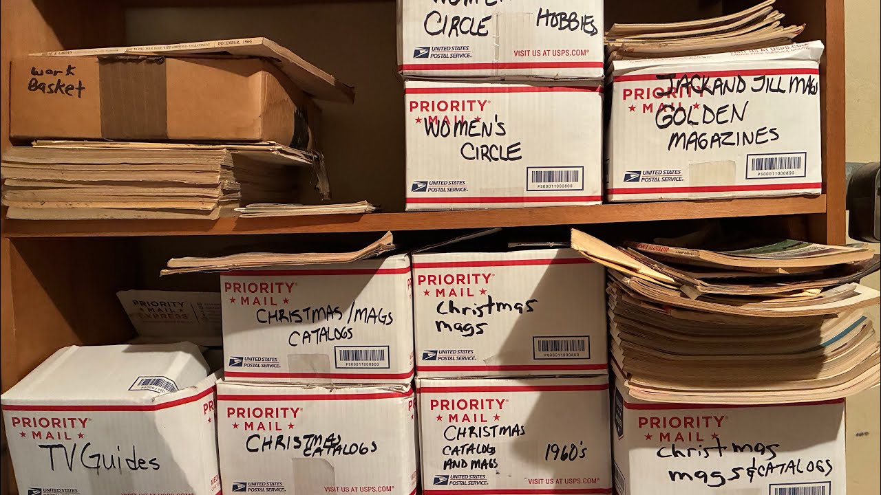 A Casual Glance Through Boxes of Vintage Magazines