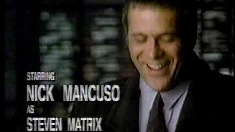 1993 Matrix TV series Nick Mancuso, 1995 Sci-Fi Channel commercial