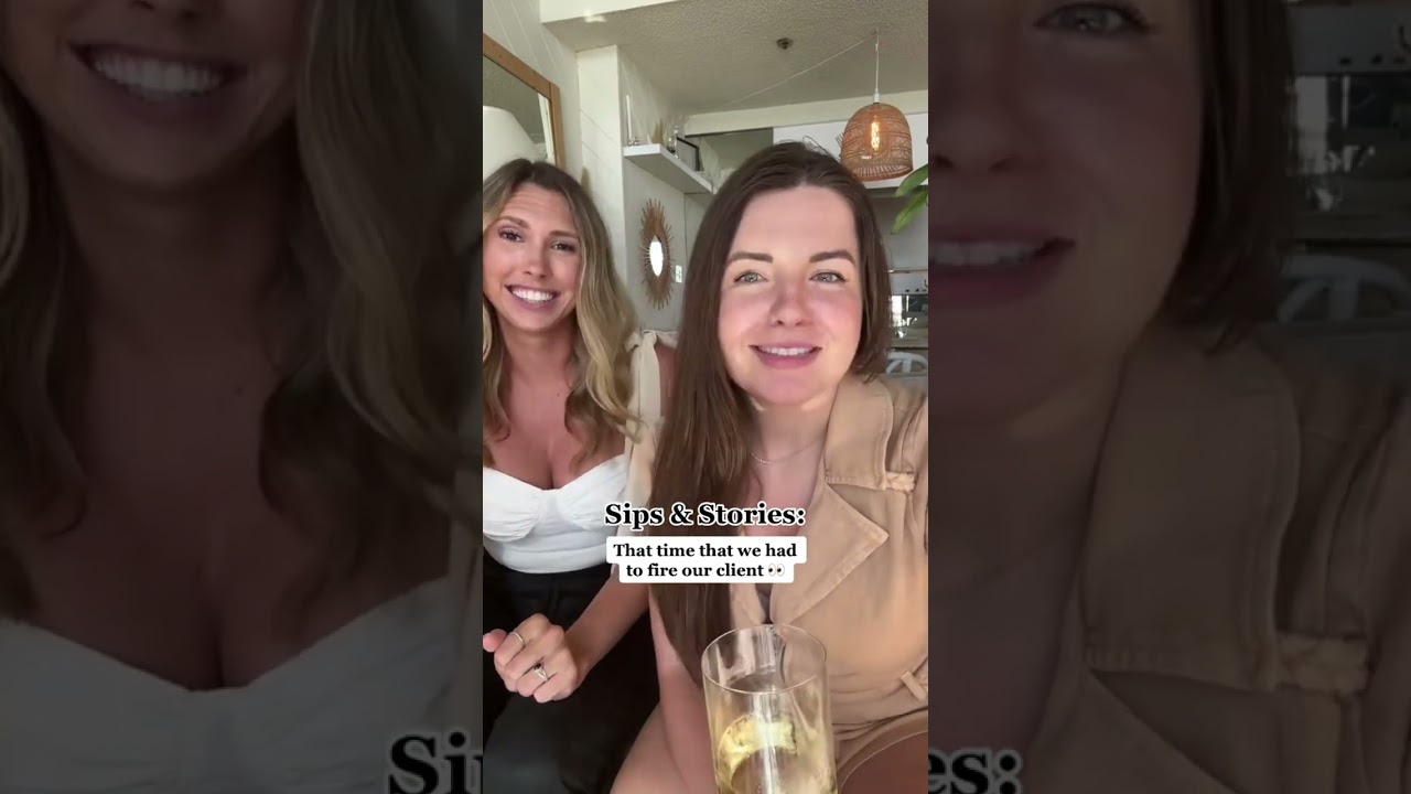 Sips & Stories time!! That time we had to fire our client..you heard us right