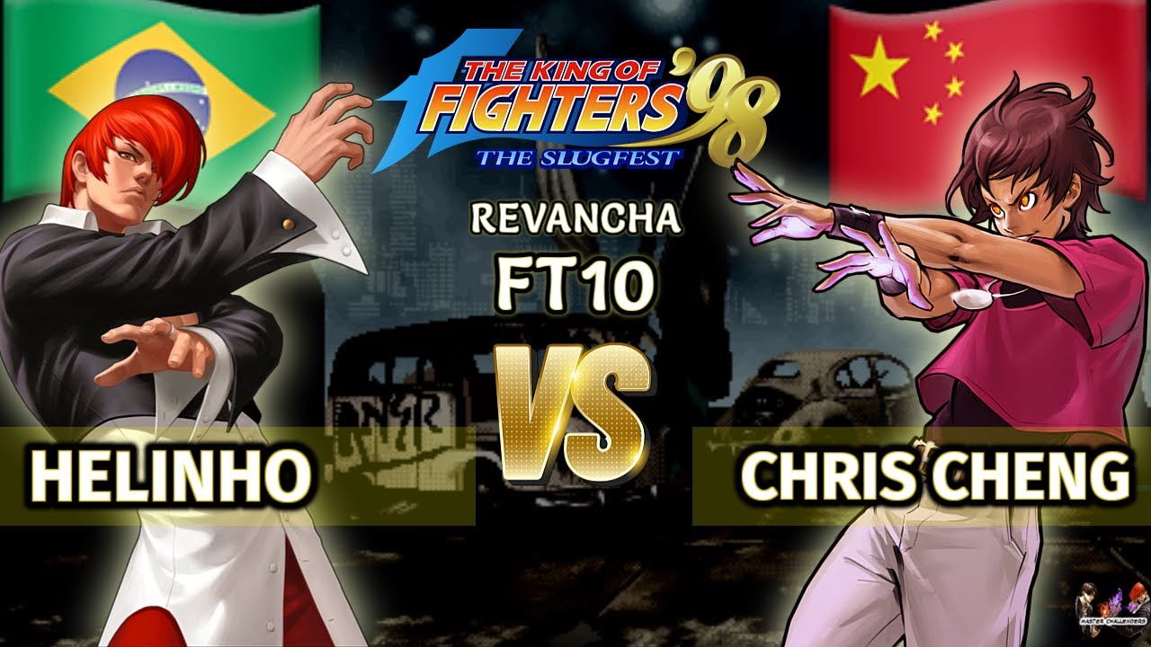 HELINHO vs CHRIS CHENG BLACK C  REVANCHA | Brasil vs China KOF 98 Batalla Épica