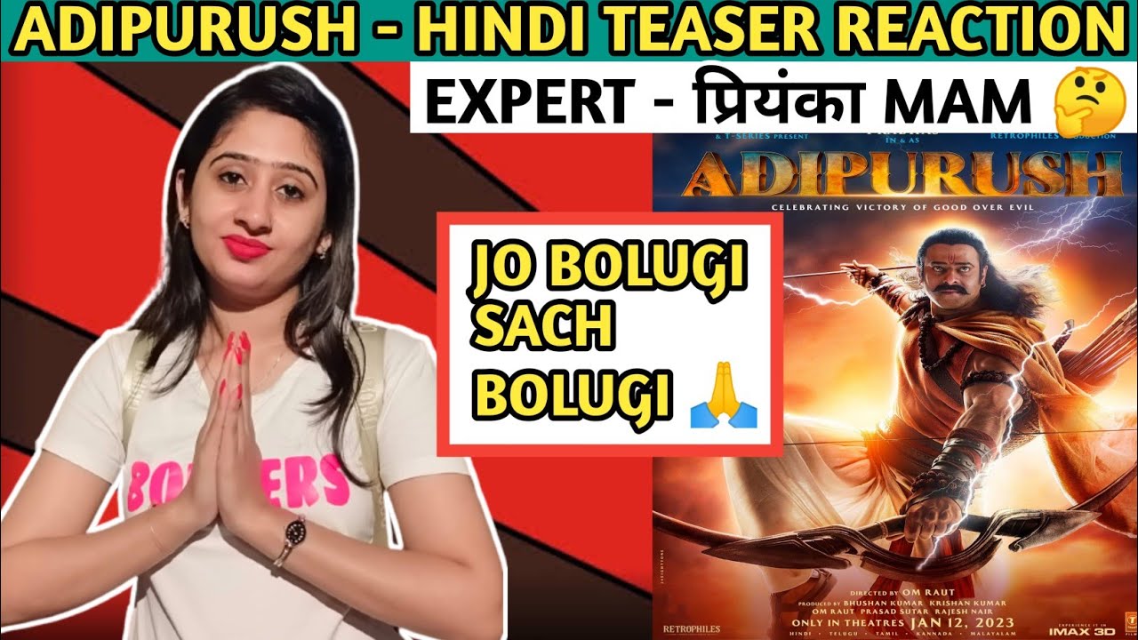 ADIPURUSH - HINDI TEASER Public Review - YouTube