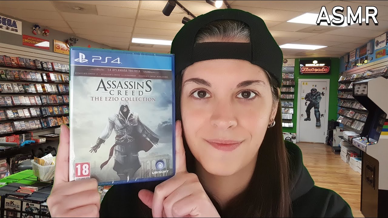 AC: The Ezio Collection 🗡️ Tienda de Videojuegos Roleplay | ASMR Español | Alternative ASMR