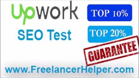 Pass Upwork SEO Test answers-TOP 10%