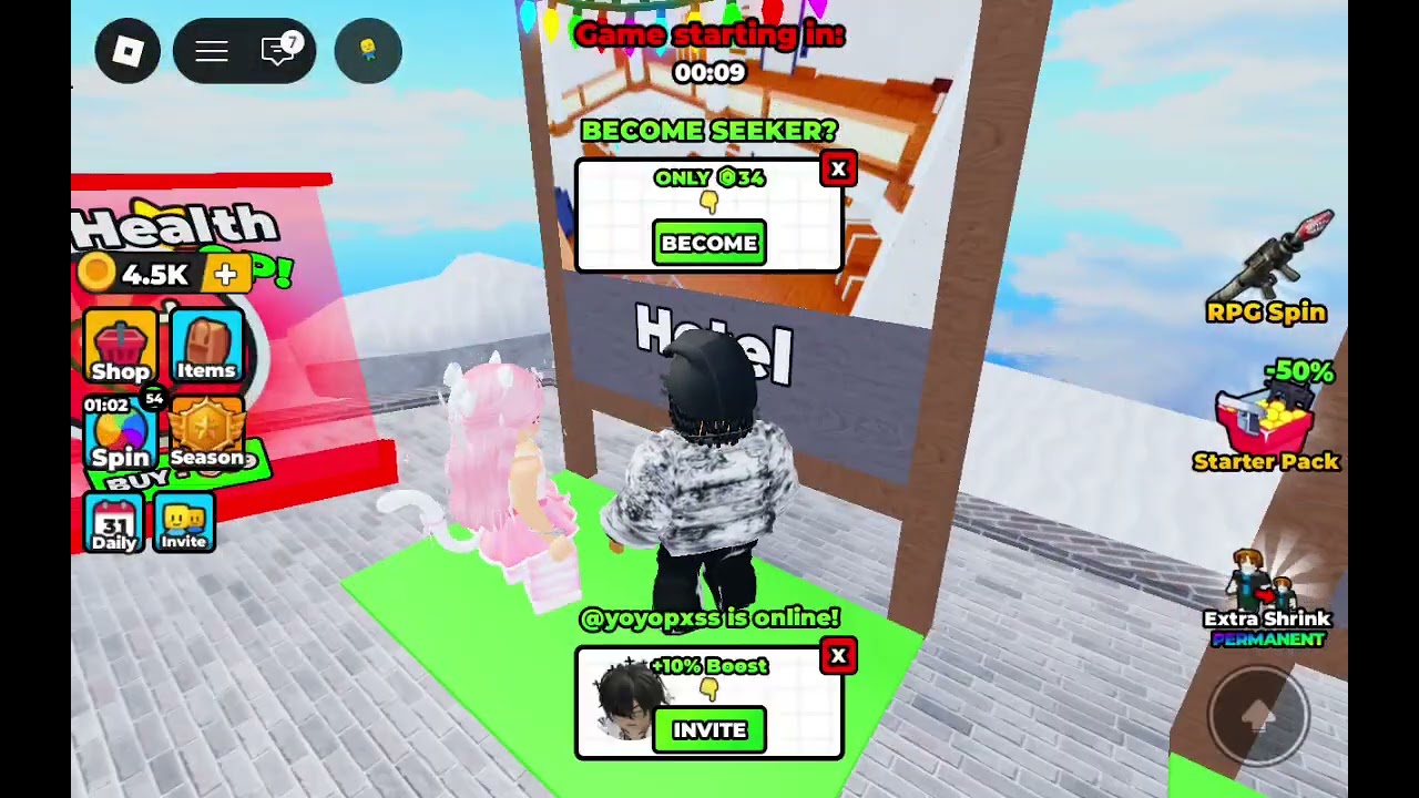 Three of seekers versus hiders 👑🤪🤯💢💪🫰🤦💌