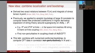 Bootstrapping N = 4 super-Yang-Mills on the conformal manifold - Shai Chester