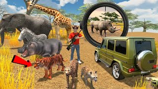 Safari Hunter 4x4 Offroad Gameplay 🚙 | Extreme Jungle Hunting & Driving Adventure 🌲 screenshot 3