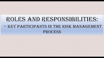 Rollen en verantwoordelijkheden voor belangrijke deelnemers aan het Risk Management Framework (RMF)