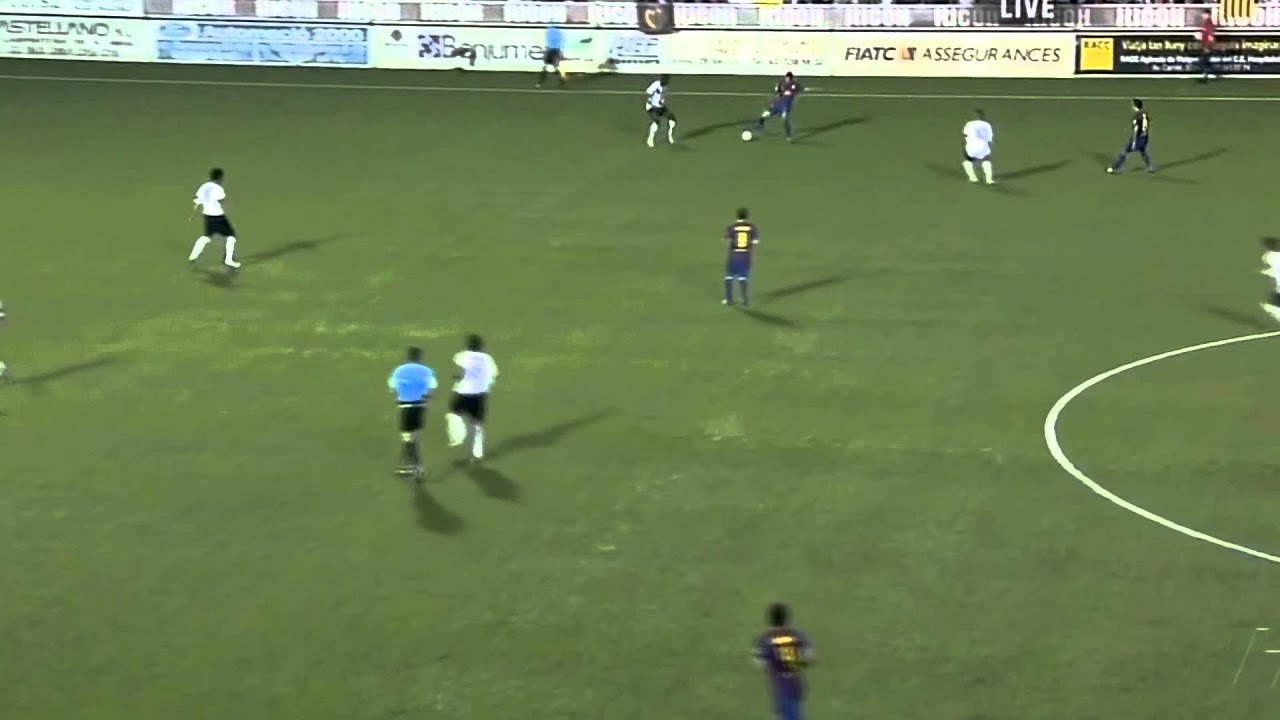 Andrés Iniesta y Xavi Hernández Vs  L´Hospitalet (09.11.11)