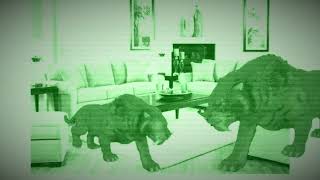 Dark Neon Monster Tiger Says No Cowboy Bebop Grounded