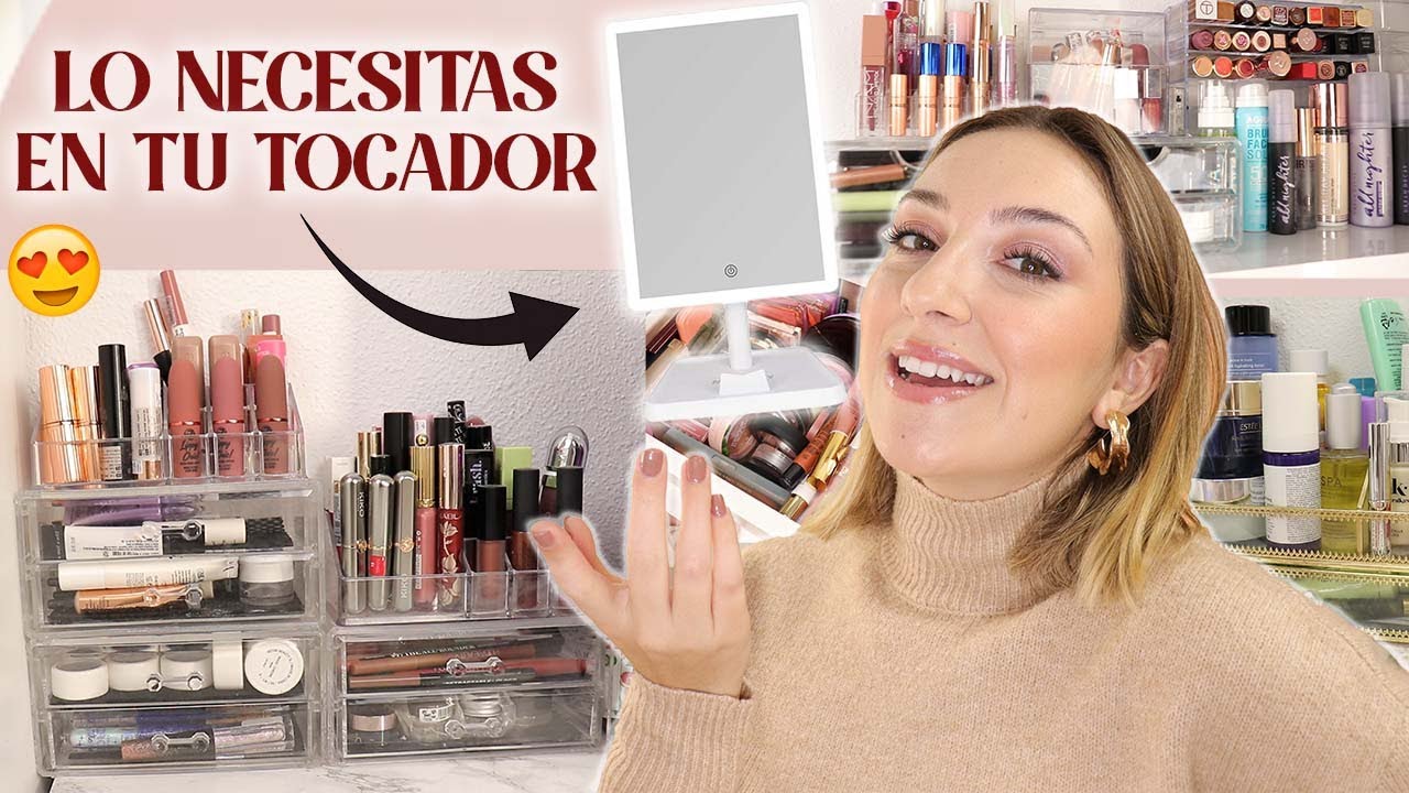 😍 IMPRESCINDIBLES TOCADOR de MAQUILLAJE! (Herramientas, Organizadores, Aparatos...) ad