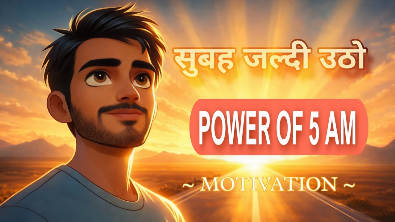 सुबह जल्दी उठो⏰ | THE POWER 💥 OF 5 AM⏰ | #truelifebites 