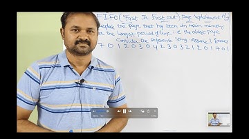 OS in Telugu || FIFO Page Replacement Algorithm in Telugu || Operating Systems in Telugu