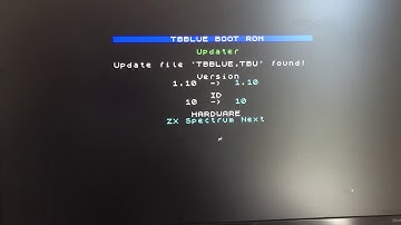 ZX Spectrum Next update process