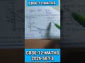 CBSE-CLASS-12, Maths, 09.03.2026, Set-3, Section-A, 65/2/3, Linear Programming Problem