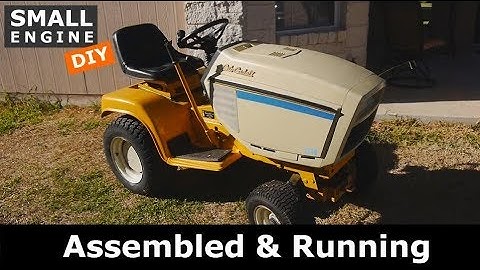 Vintage Cub Cadet 1440 Restoration Part 5 - Assembly and a Few Repairs