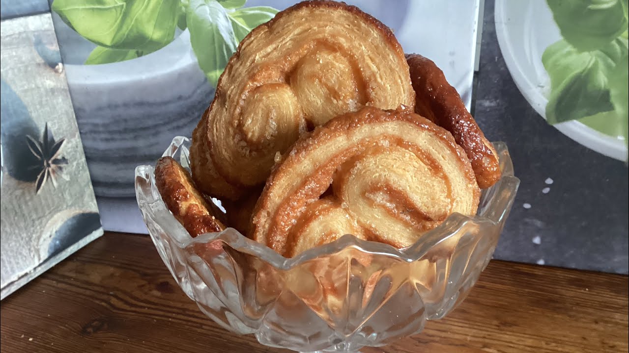 البالميي مع طريقة تحضير العجين المورقles palmiers #