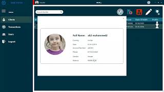 simple bank system management project