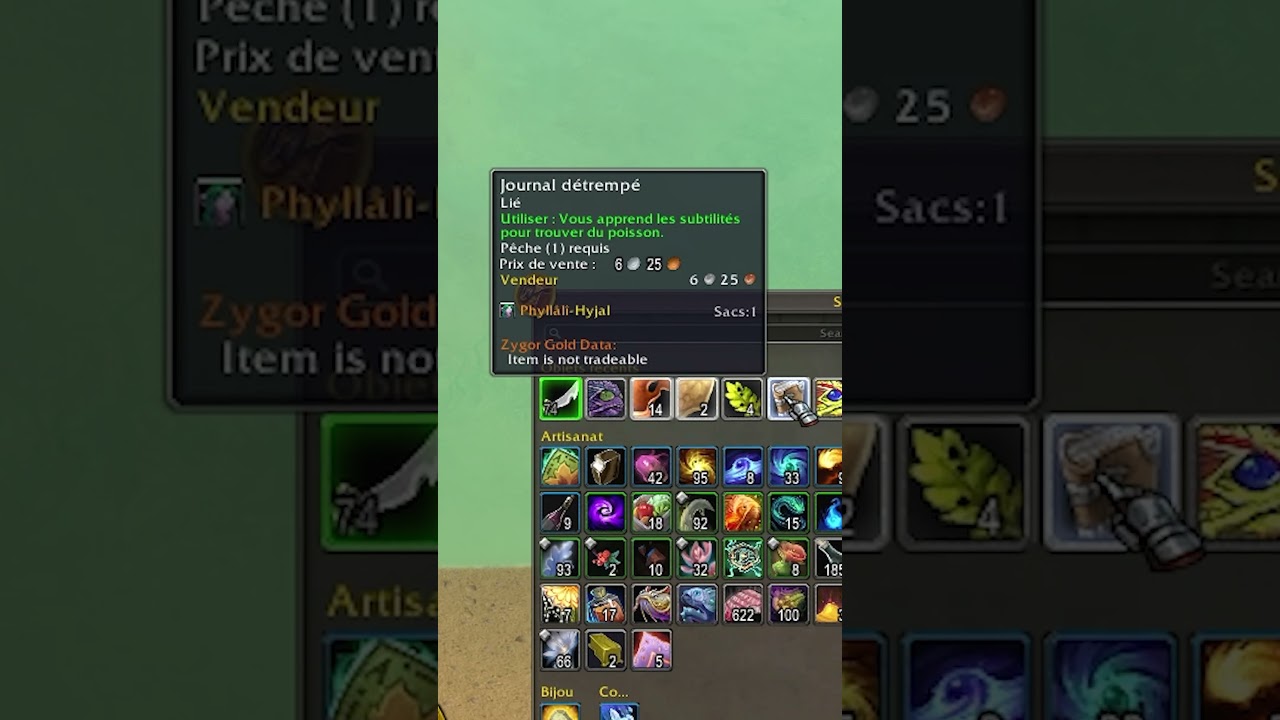 Loot le Journal détrempé en 5 MINUTES sur WoW  #shortsfeed #worldofwarcraft #wowtips  #mmorpg