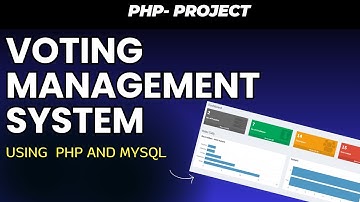 Online Voting Management System Project In PHP With Code