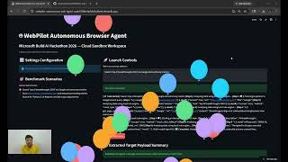 Celebrity WebPilot - Autonomous Local-First Web Agent | Microsoft Build AI Hackathon 2026 Profile