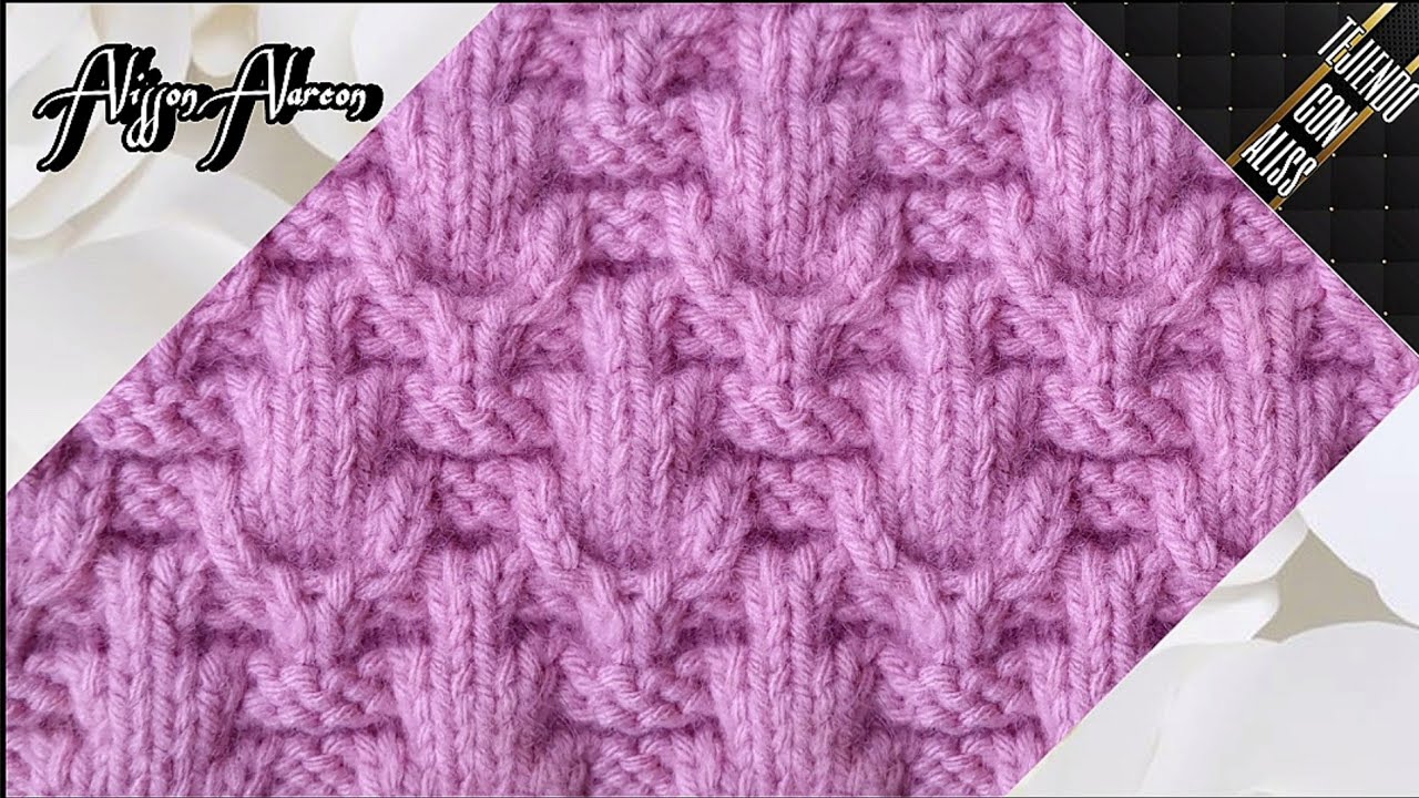 #555 - TEJIDO A DOS AGUJAS / knitting patterns / Alisson . A