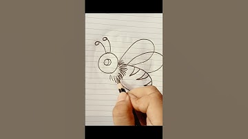 Honey Bee 🐝 Drawing