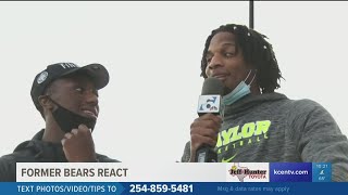 Former Bears Freddie Gillespie and Devontee Bandoo react to Baylor win