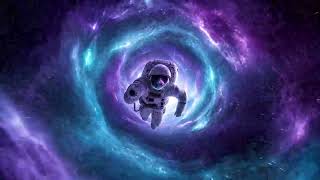 4 Hours Astronaut Cosmic Vortex | Silent 4K Space Screensaver & Galaxy Background