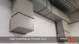 Pro-R Duct Tennant Electric Case Study | Indoor Phenolic Pre-Insulated Metal Cladded Ductwork