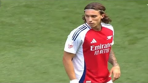 Riccardo Calafiore Arsenal Debut vs Lyon 🔥