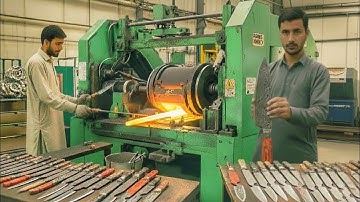 Inside the Real Damascus Knife Factory – You Won’t Believe How These Blades Are Made!