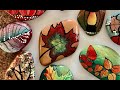 MALOVÁNÍ KAMÍNKU 🍁 #Kamínky DiY: Podzimní list 🍁