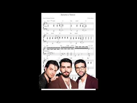 Saturno e Venere (spartito pianoforte) - Il Volo, Irama