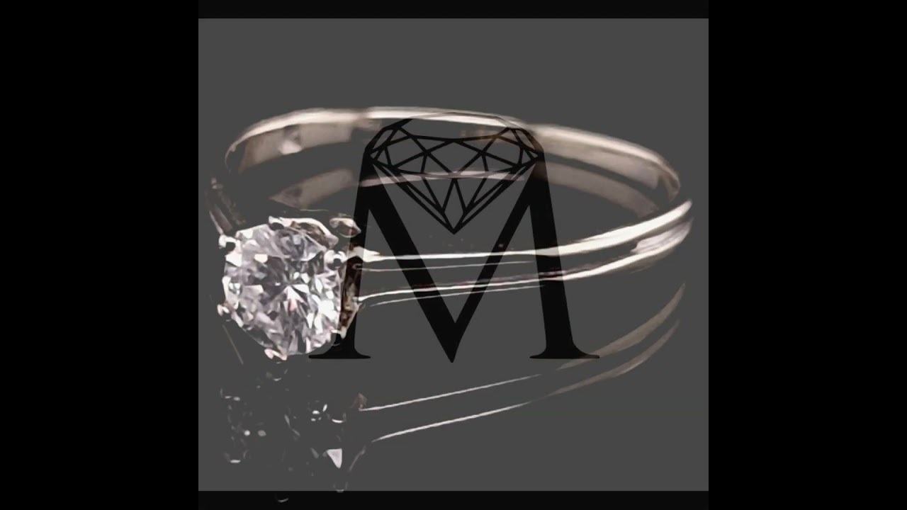 Strahlender Solitär-Ring mit Brillant in 585er Gelbgold