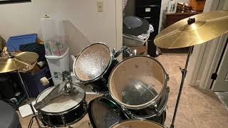 Drum Zone Emerald Green Kit Setup  #drumset #drummer #cymbals #drumlife #drumzone