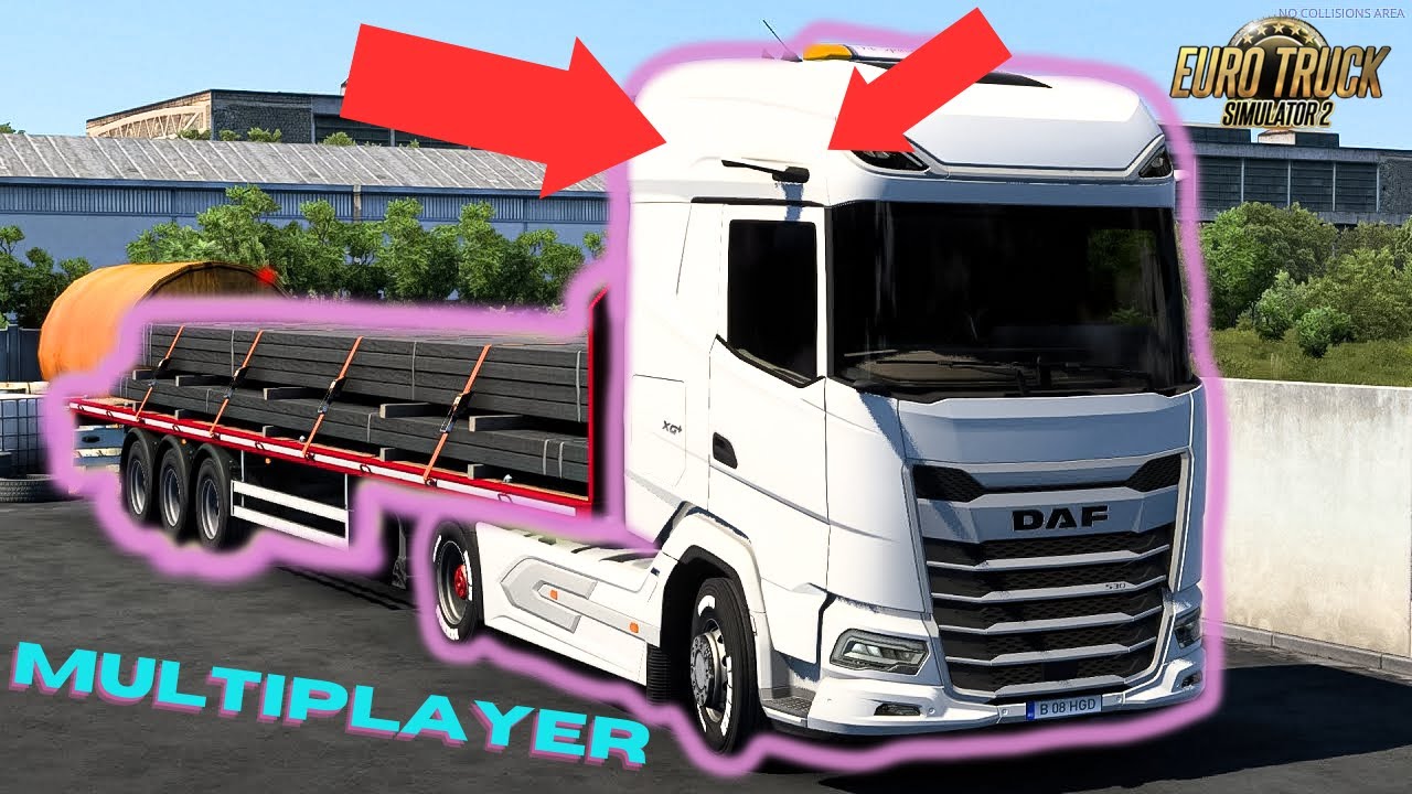 DAF XG 2022 with CAMERA MIRRORS | Euro Truck Simulator 2 Multiplayer Gameplay