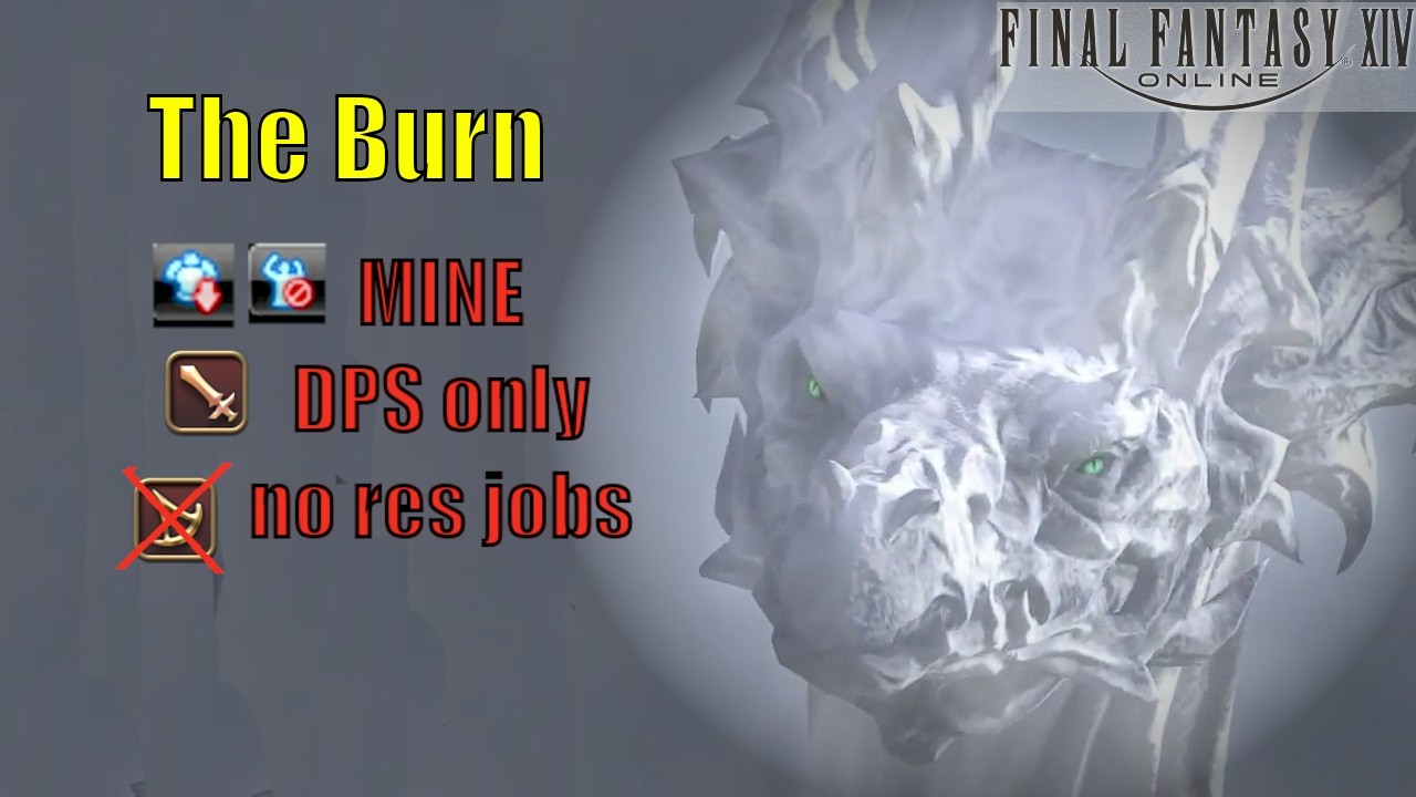 Berserker Challenge | The Burn | DPS only + no res jos | MINE | Final Fantasy 14